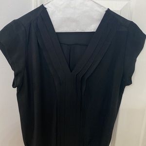 Short-sleeve Silk Joie blouse